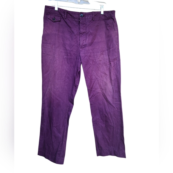 Louis Vuitton Magenta Cotton Chinos Pants 44 - Picture 1 of 6